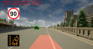 Figure 24. Lane departure warning