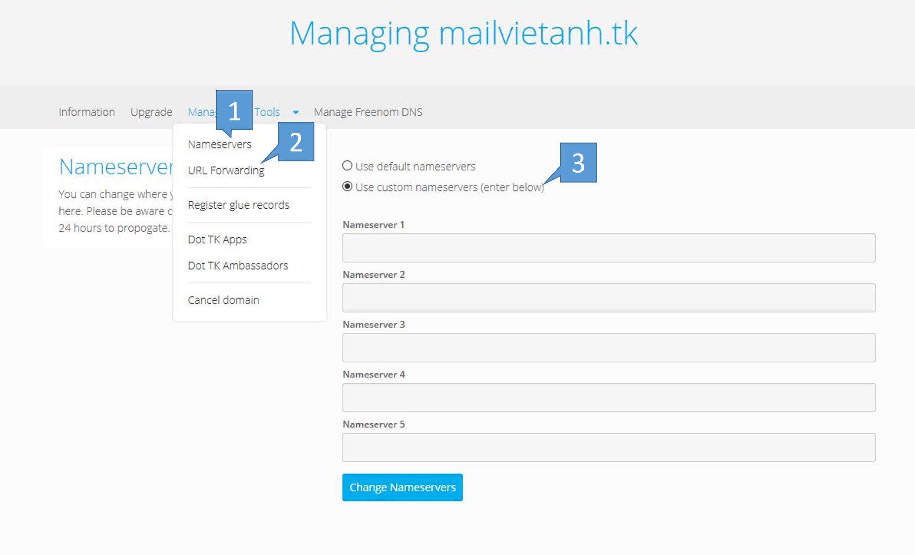 Email tên miền riêng